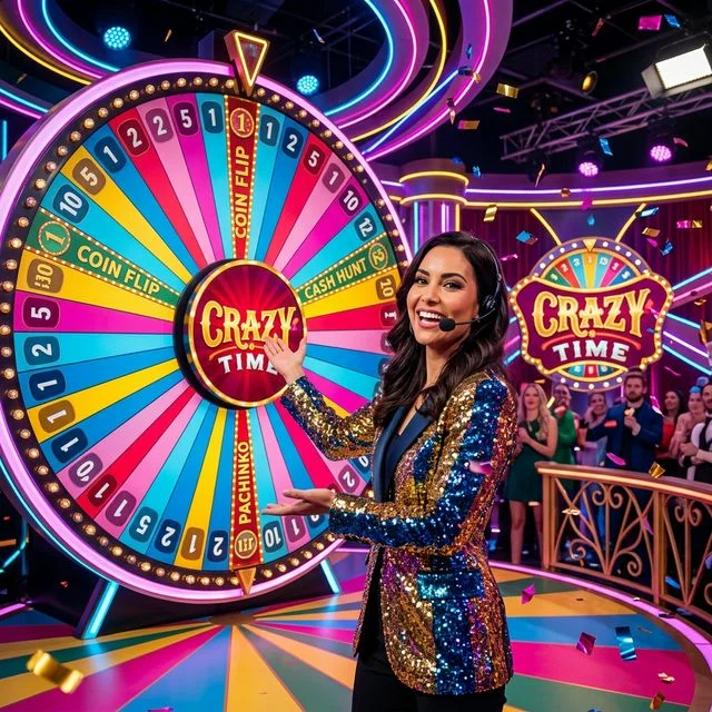 Crazy Time game show at Stake